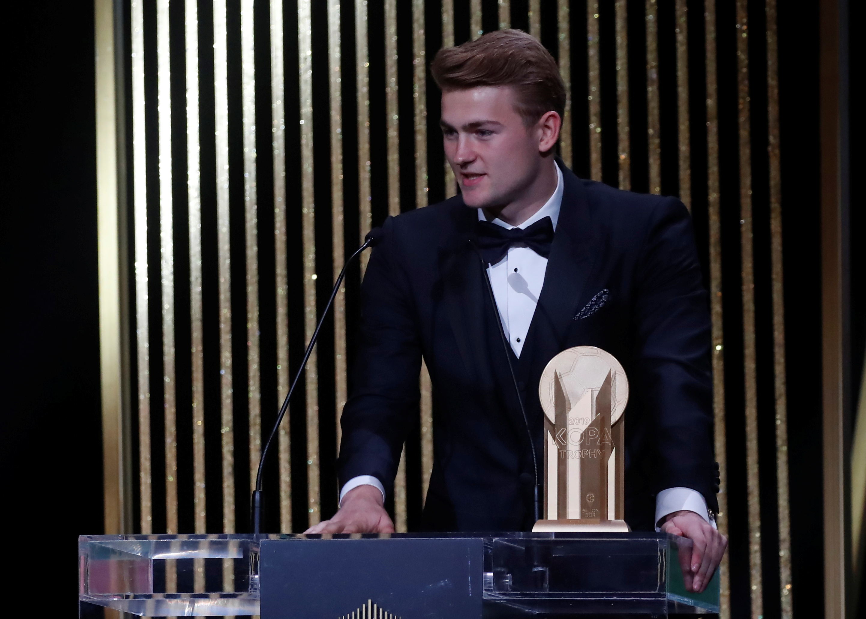 Juventus' Matthijs de Ligt crowned world's best young player with Kopa Trophy