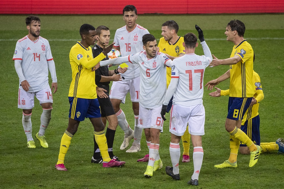 Spain vs sweden lineup